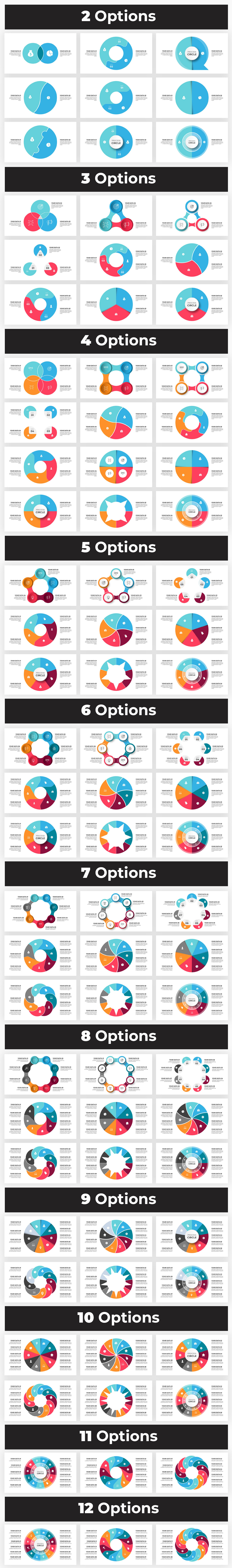 Infographics Complete Bundle PowerPoint Templates - 80