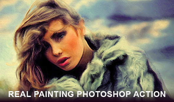 Real painting Photoshop action