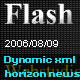 Dynamic xml news with horizon move effect 