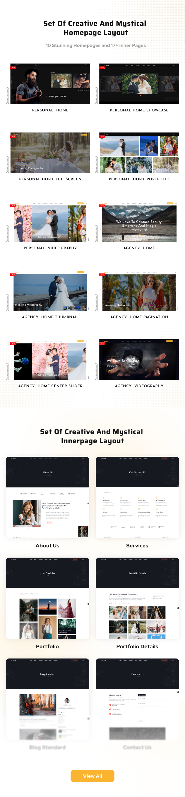 Photography Landing Page
