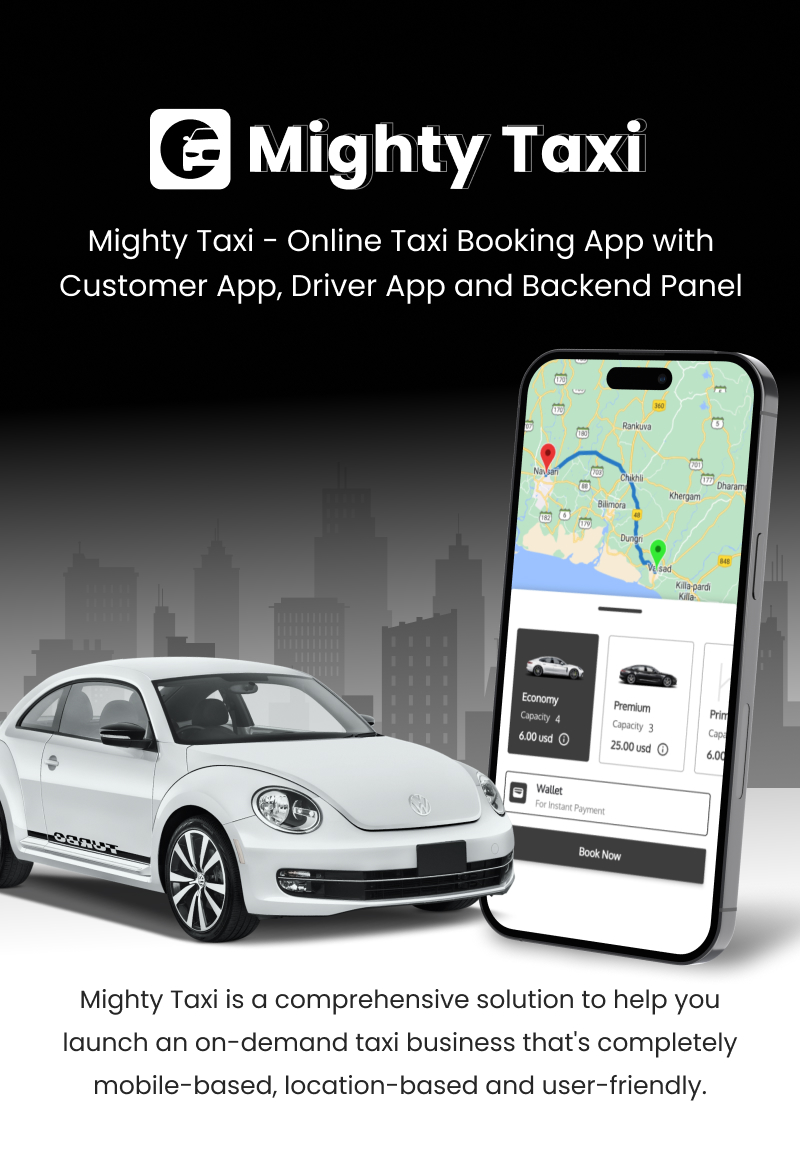 MightyTaxi - Flutter Online Taxi Booking Full Solution | User App | Admin Laravel Panel | Driver app - 15