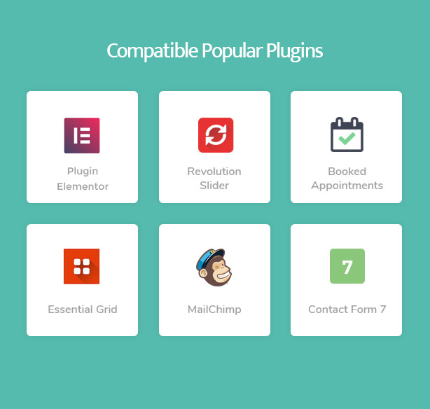 Powerful plugins integrated with Coworkshop Coworking Space WordPress Theme