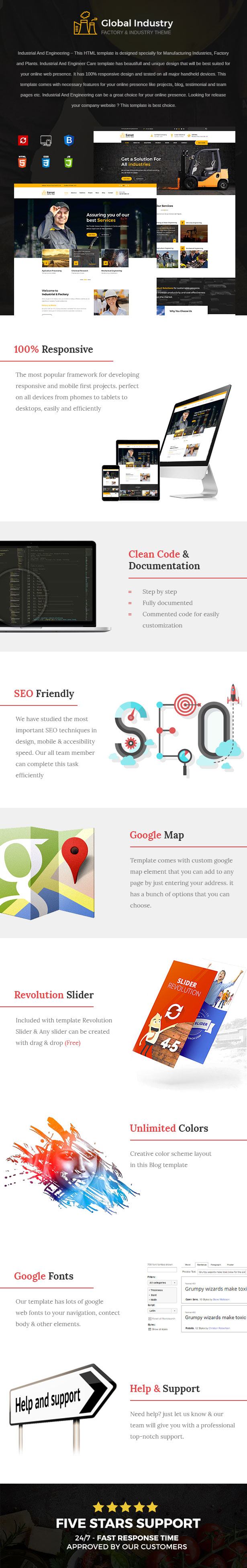 Global Industry- Factory & Industry HTML Template - 5