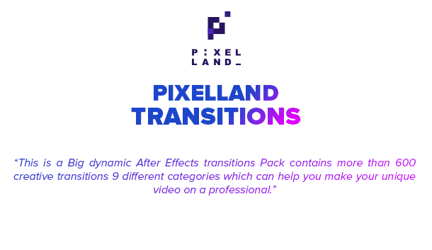 Pixelland transitions Pack - 2