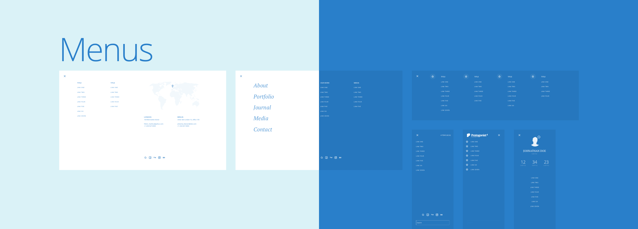 Protogonist 4 Wireframe Kit – Ultimate Wireframe Kit for your next Landing Page - 10