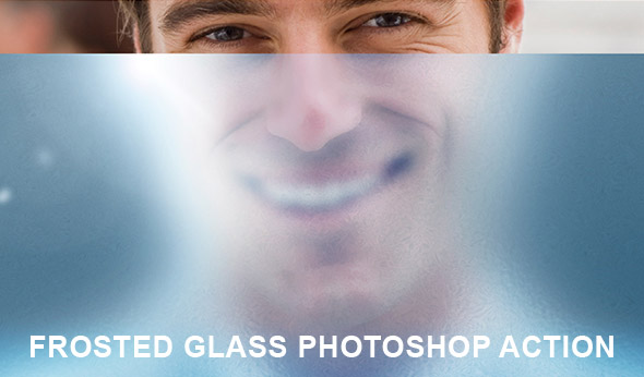 Frosted glass Photoshop action