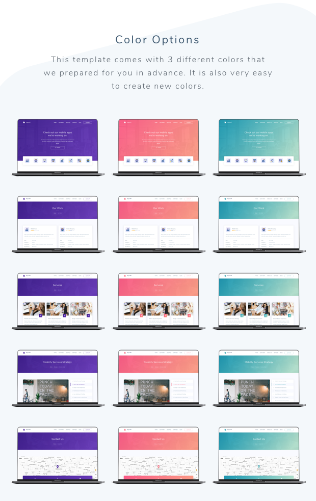 Gaus - Mobile App Development Agency Template - 1