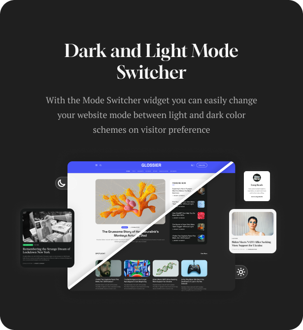 Glossier - Newspaper & Viral Magazine WordPress Theme