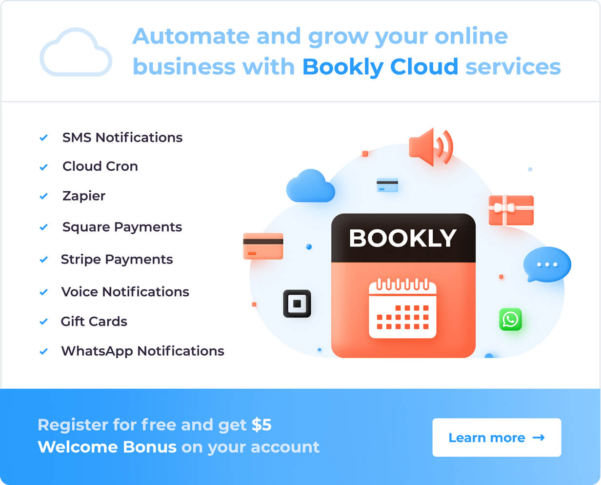 Bookly PRO – Appointment Booking and Scheduling Software System by Nota-info