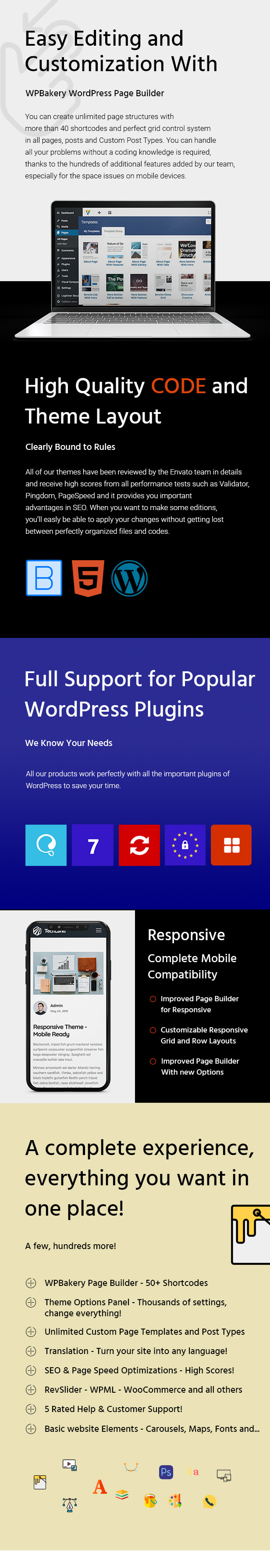 WordPress Responsive Multipurpose Landing Page Theme - advent