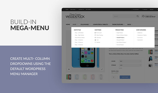 Woodstock - Electronics Store WooCommerce Theme - 12