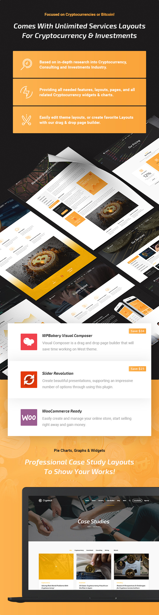 Cryptech - ICO and Cryptocurrency WordPress Theme - 5