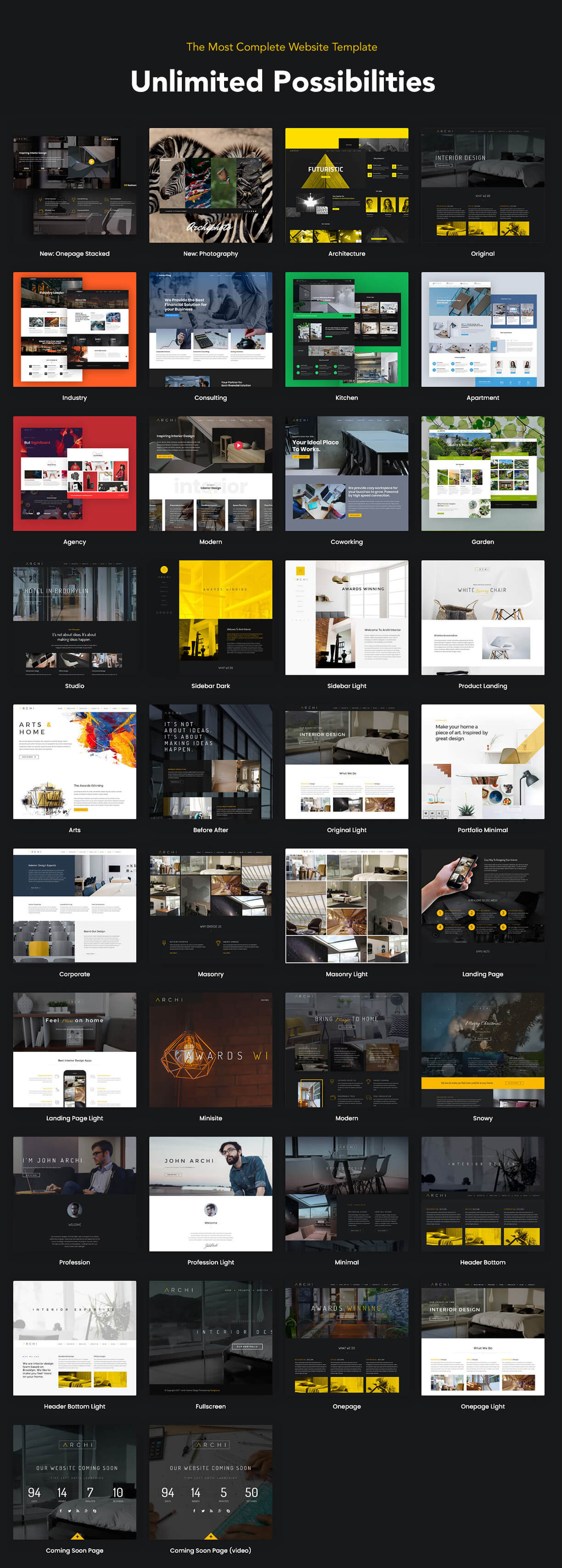Archi - Interior Design & Multi-Purpose Website Template - 10