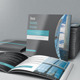 Square Bifold Business Brochure -10 pages