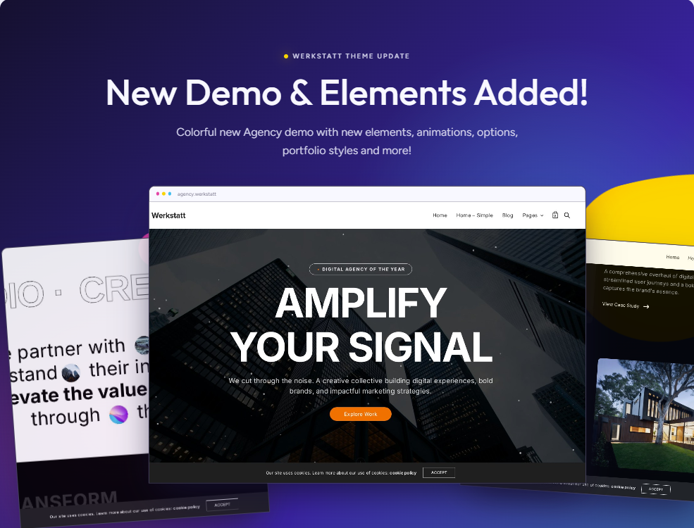 WerkStatt - Creative Portfolio WordPress Theme New Demo