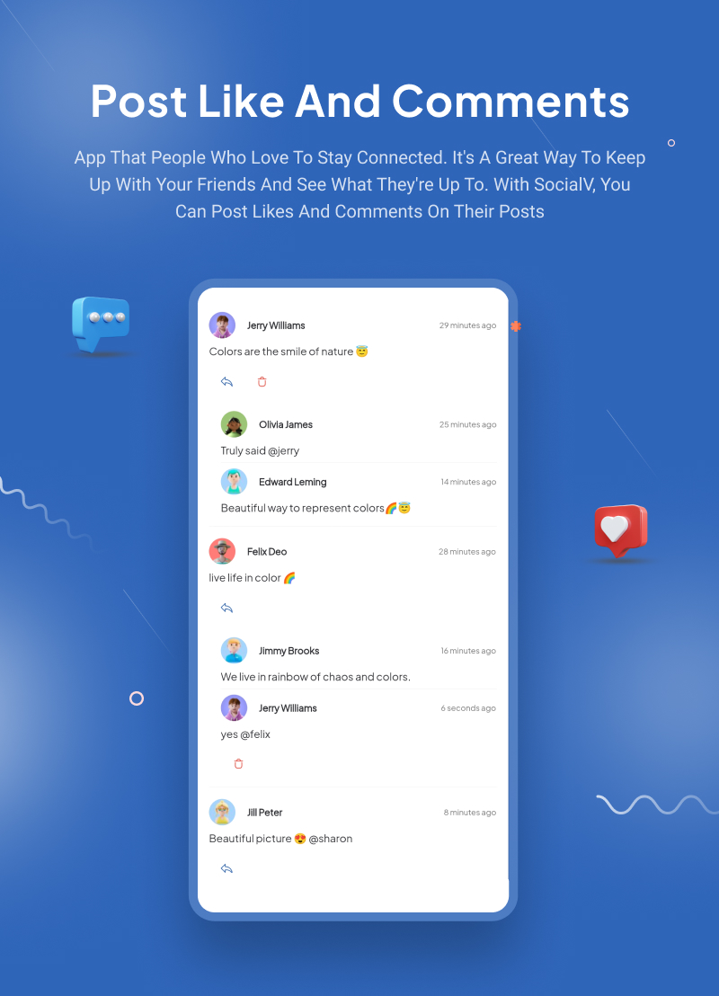 SocialV - Social Network Flutter App with BuddyPress (WordPress) Backend - 26