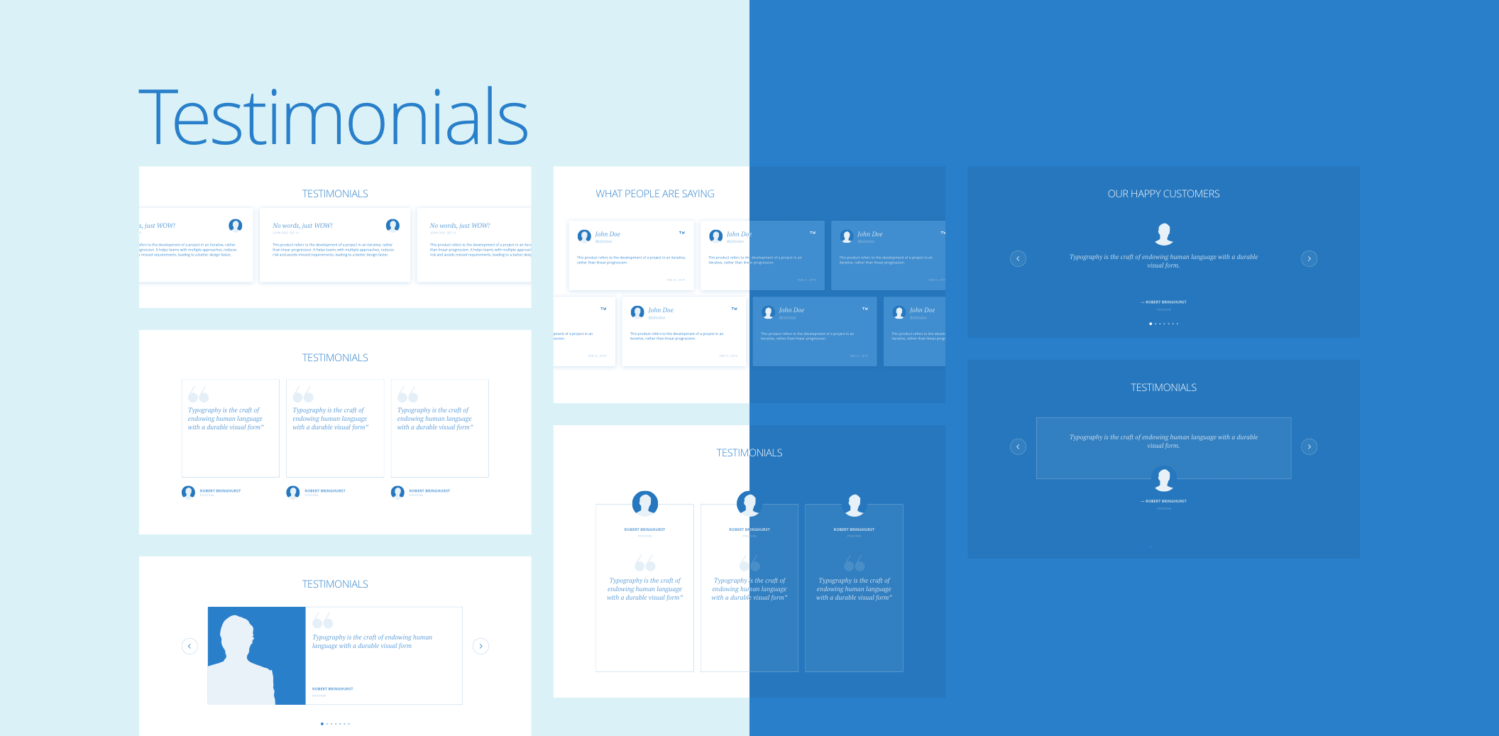 Protogonist 4 Wireframe Kit – Ultimate Wireframe Kit for your next Landing Page - 20