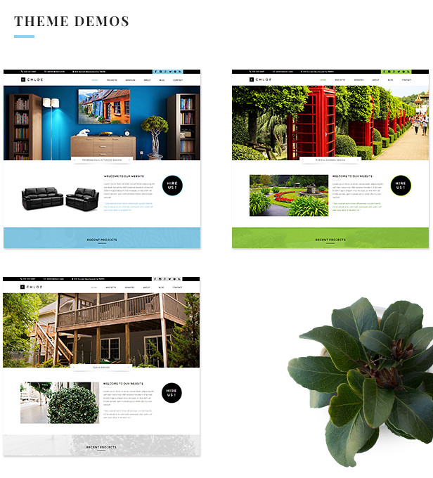 Chloe - Interior / Furniture / Exterior / Garden and Landscape Design Template - 6