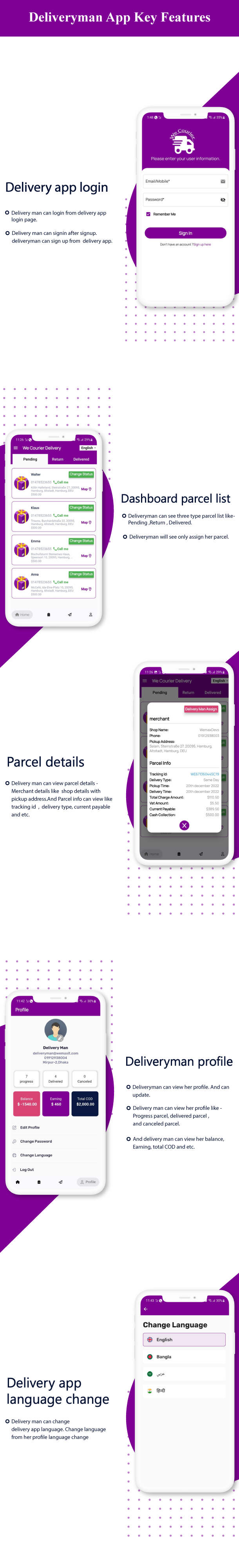 We Courier - Courier and logistics management CMS with Merchant,Delivery app - 18