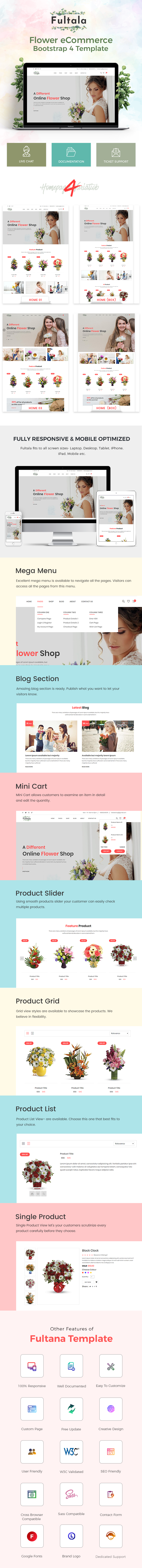 Fultala – Flower Shop HTML Template - 1