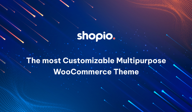 Shopio Multipurpose WordPress Theme Homepages