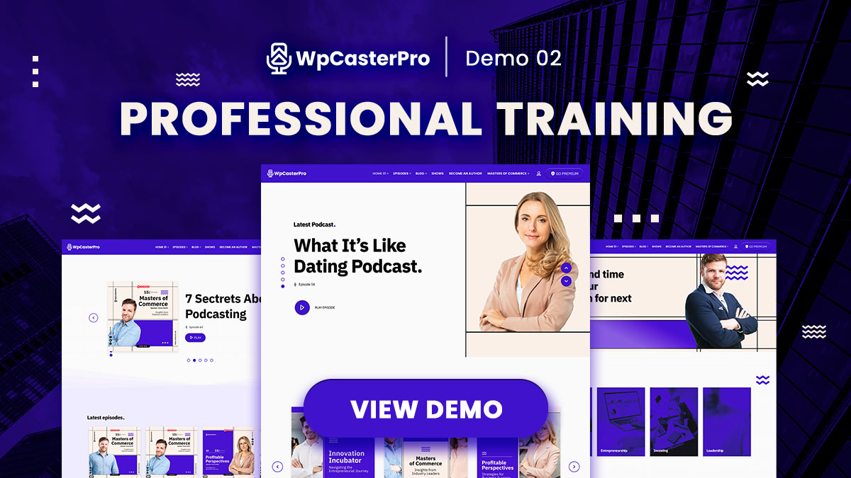WpCasterPro - Podcast WordPress Theme with Non-Stop Player & Monetization System - 4