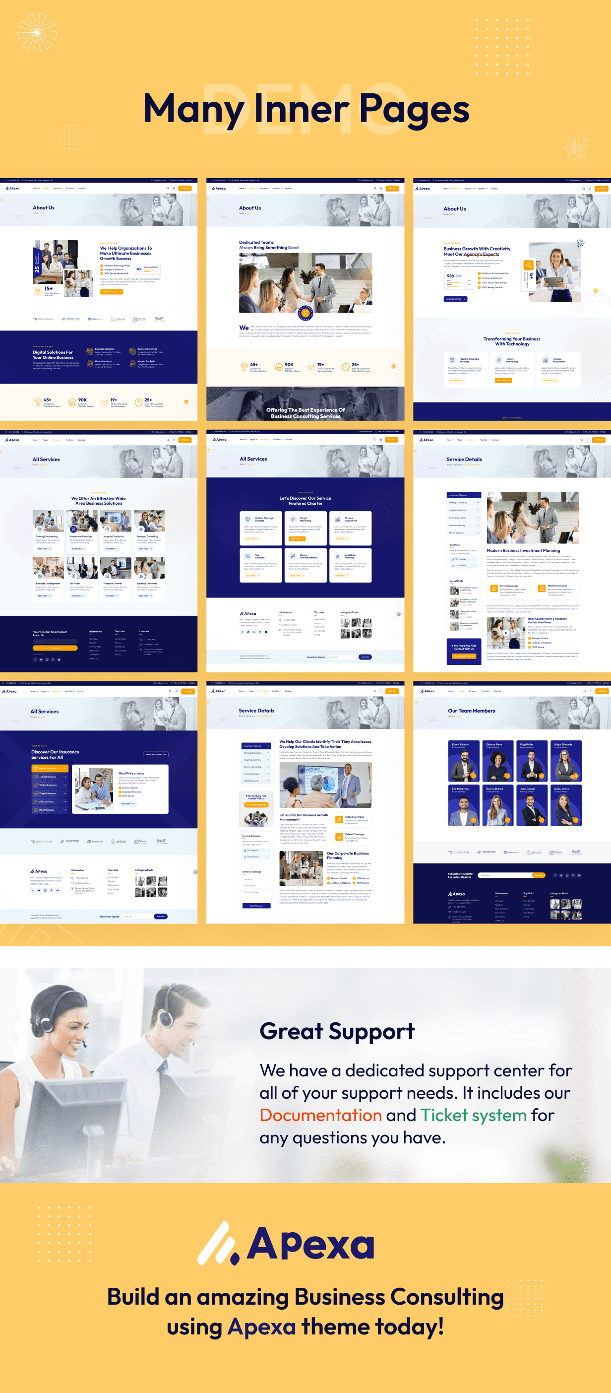 Apexa - Multipurpose Business Consulting WordPress Theme - 11