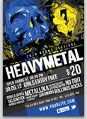 Heavy Metal Flyer Template