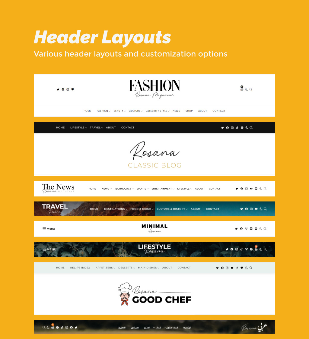 Rosana WordPress Theme