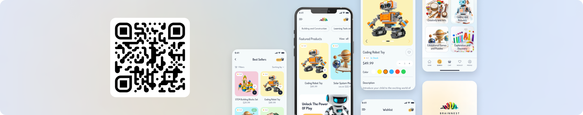 BrainNest - Educational Toys & Games Store Next JS Mobile App | PWA with Laravel Backend - 3