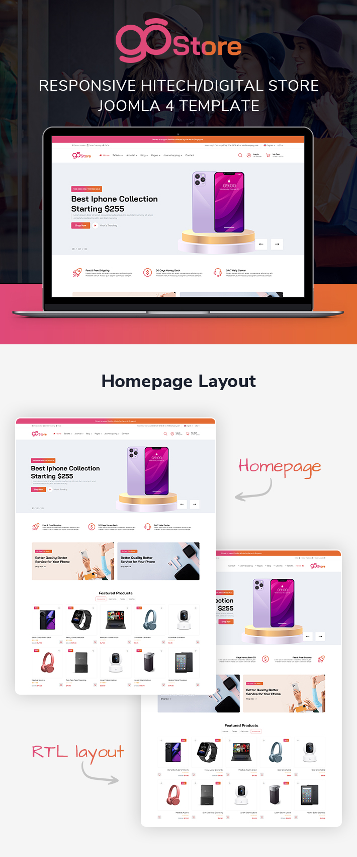 SOREGO - Customer-centric Online Shopping Joomla Template