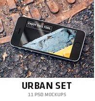 urban mockup set