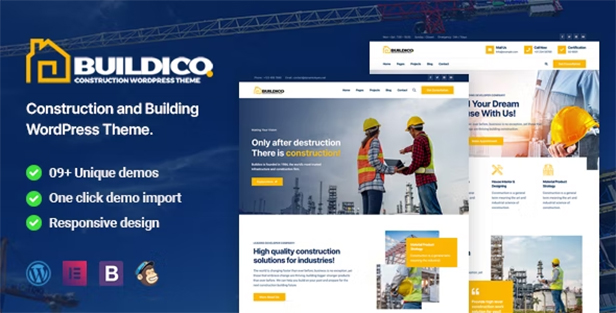 Buildico - Construction WordPress Theme