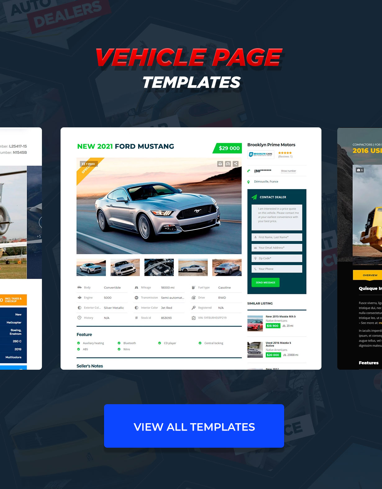 Motors - Car Dealer, Rental & Listing WordPress theme - 18