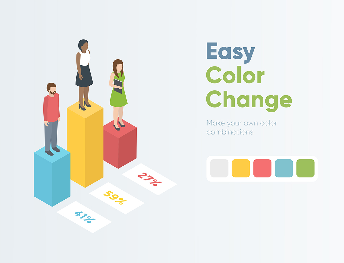 Isopix - Isometric Explainer Pack - 5