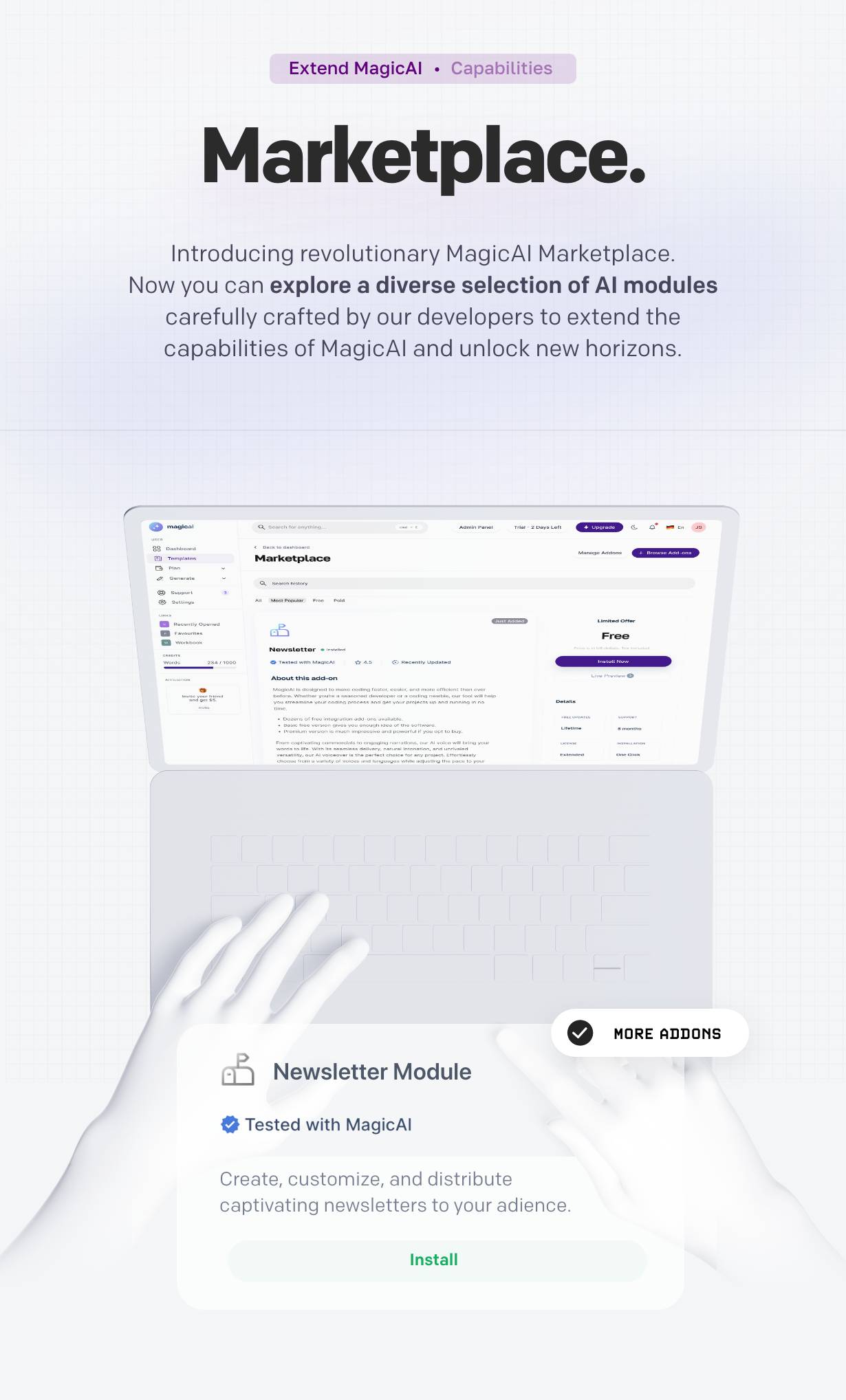 MagicAI - OpenAI Content, Text, Image, Video, Chat, Voice, and Code Generator as SaaS - 40