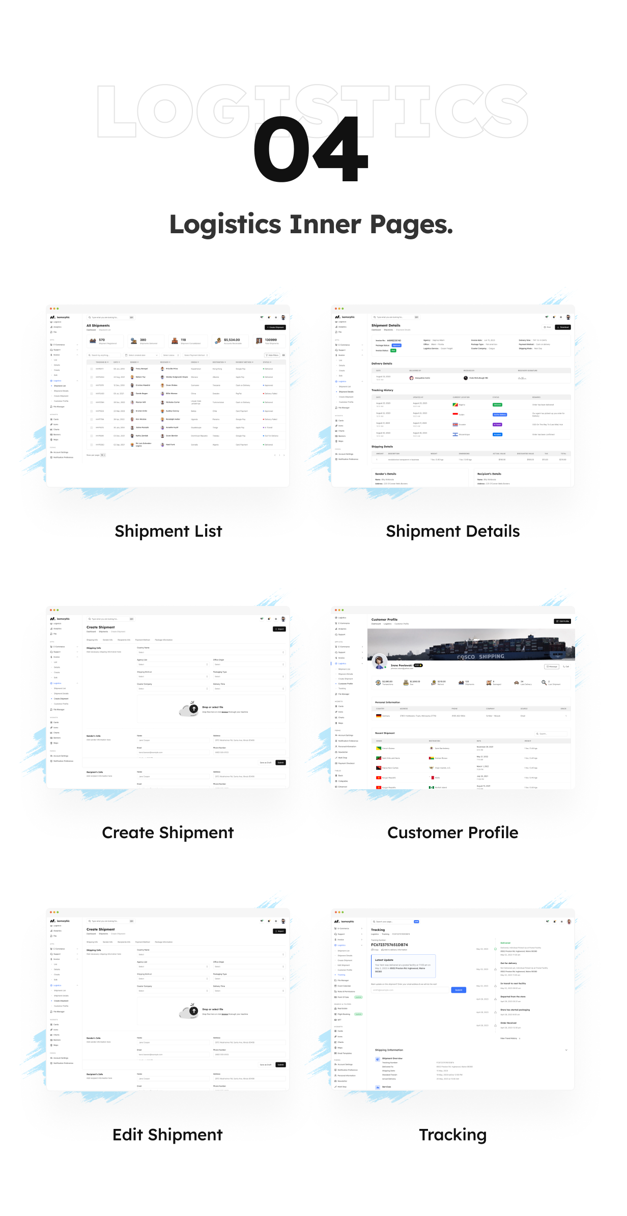 Isomorphic - React Admin Dashboard Template - 16