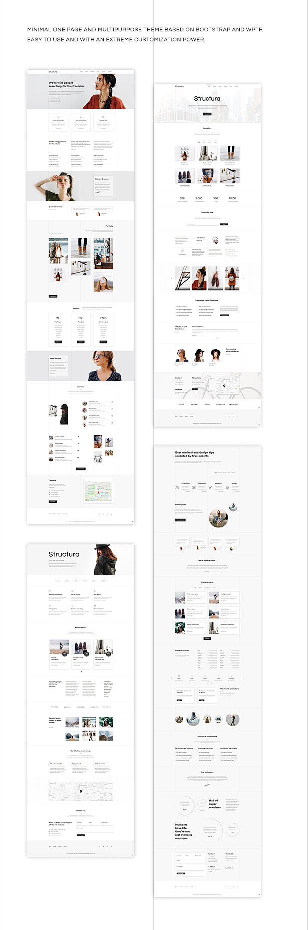 Structura - Minimal One Page Theme - 1