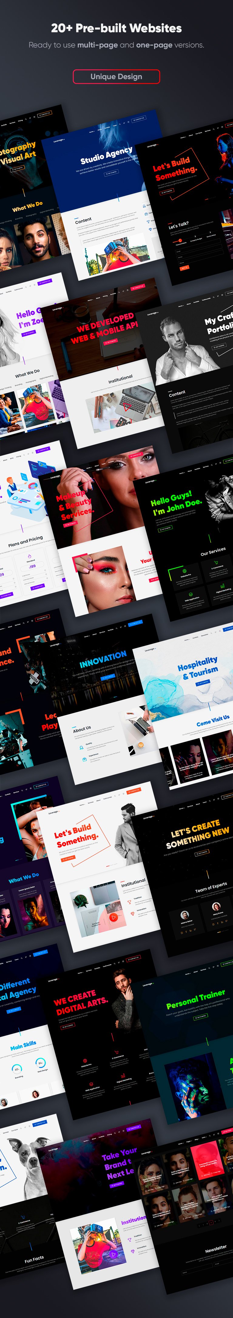 Leverage - Agency Bootstrap HTML Template - 3