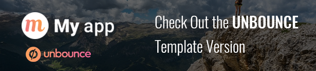 Myapp - App Promotional Landing Page Template - 1
