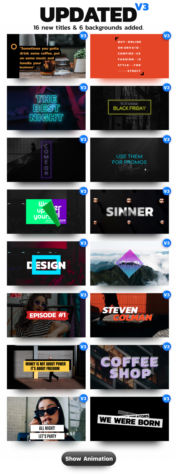 3D TITLES PACK | MOGRT - 1