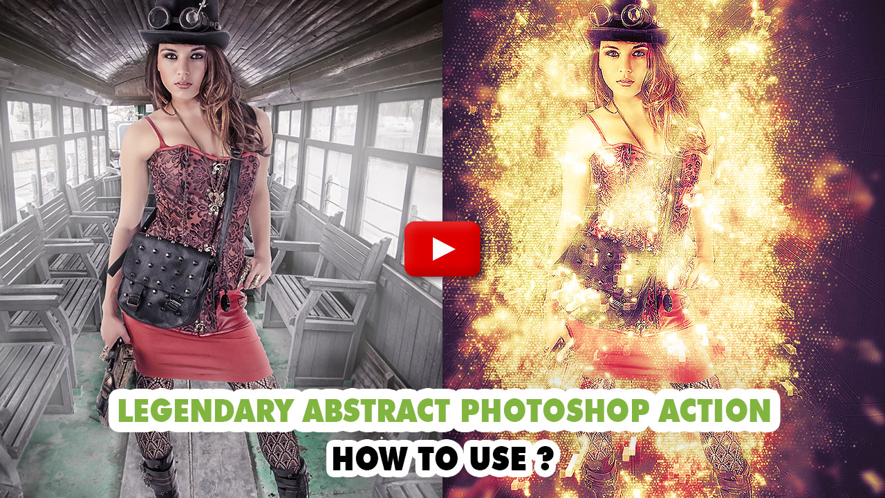 Legendary Abstract Photoshop Action - 1