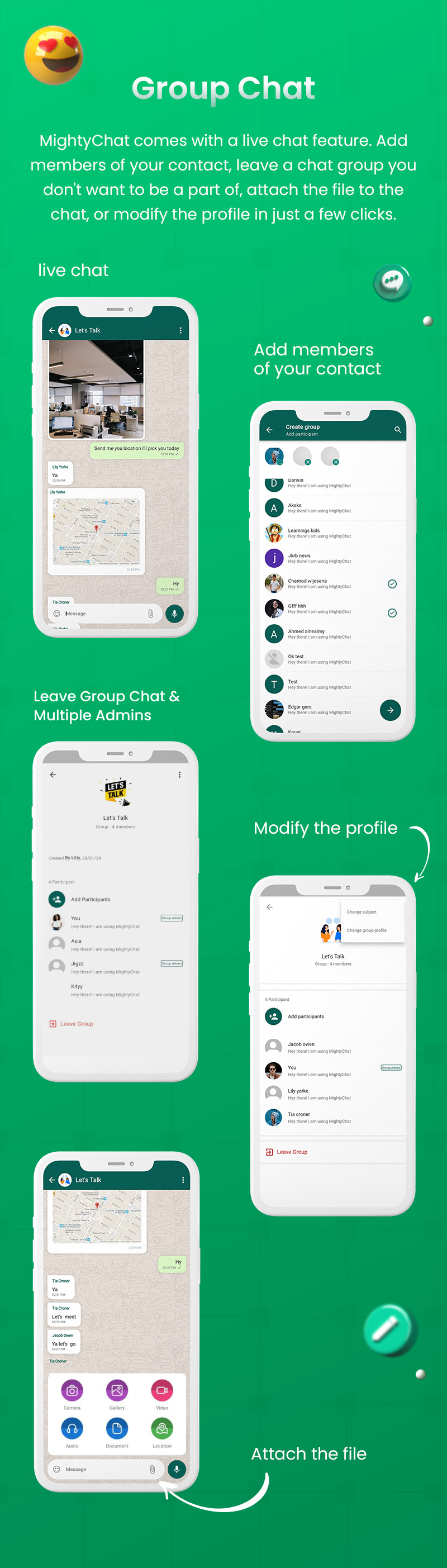 MightyChat- Chat App With Firebase Backend + Agora.io - 10
