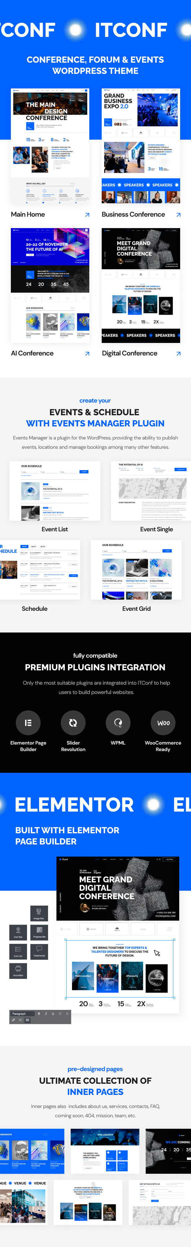 ITconf - Conference & Events WordPress Theme - 1