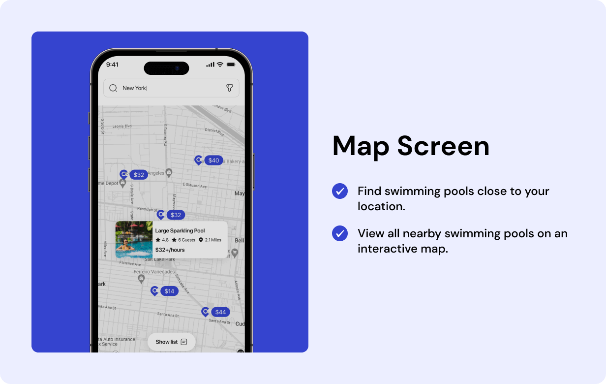 Swimpro: Find Swimming Pool Full app in Flutter with NodeJs Backend | SwimFinder App - 13