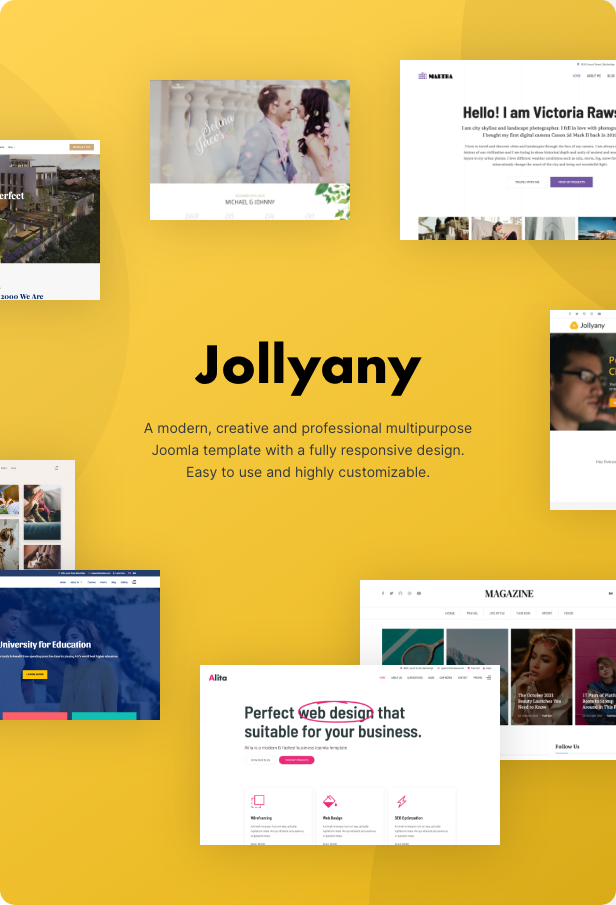 Jollyany | Multi-Purpose Joomla 5 Template