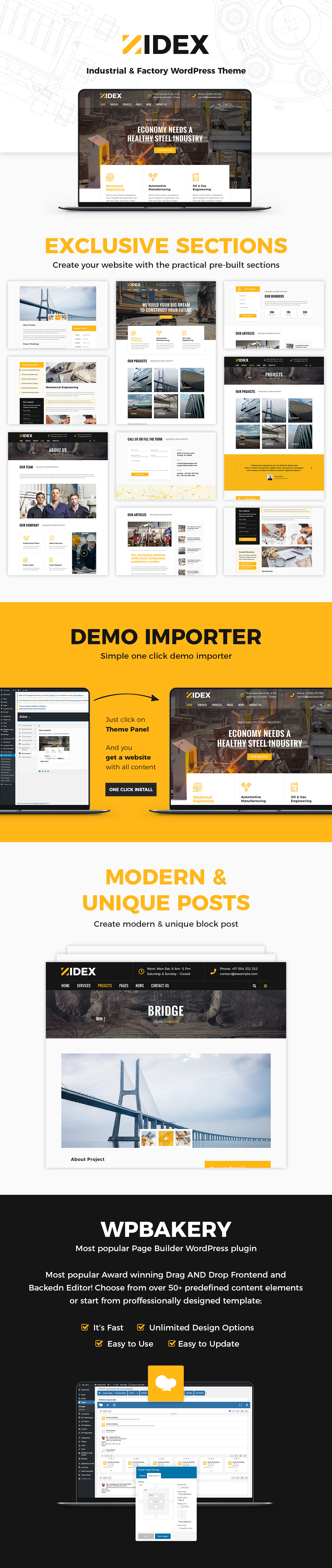 Zidex - Industrial & Factory WordPress Theme - 11