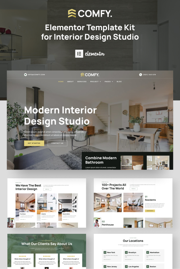 Interior design company template