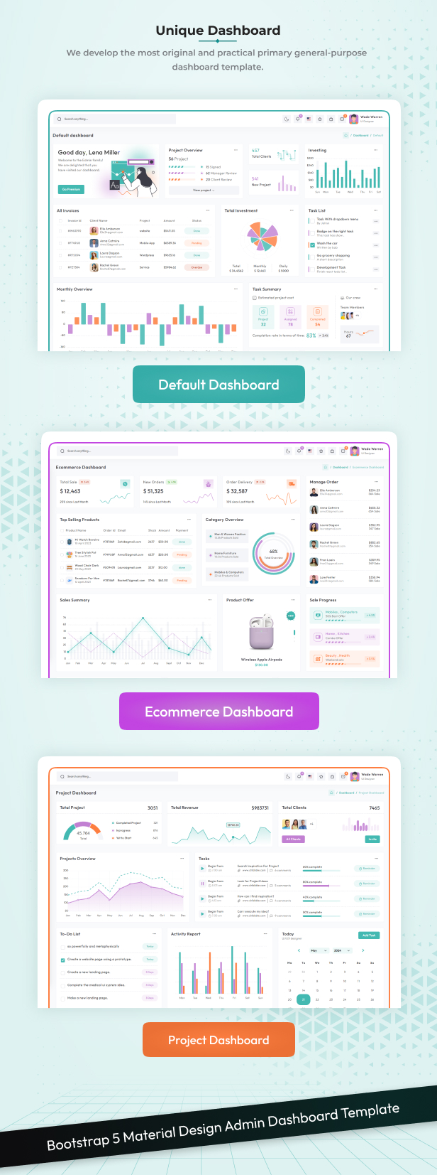Edmin Admin Dashboard theme