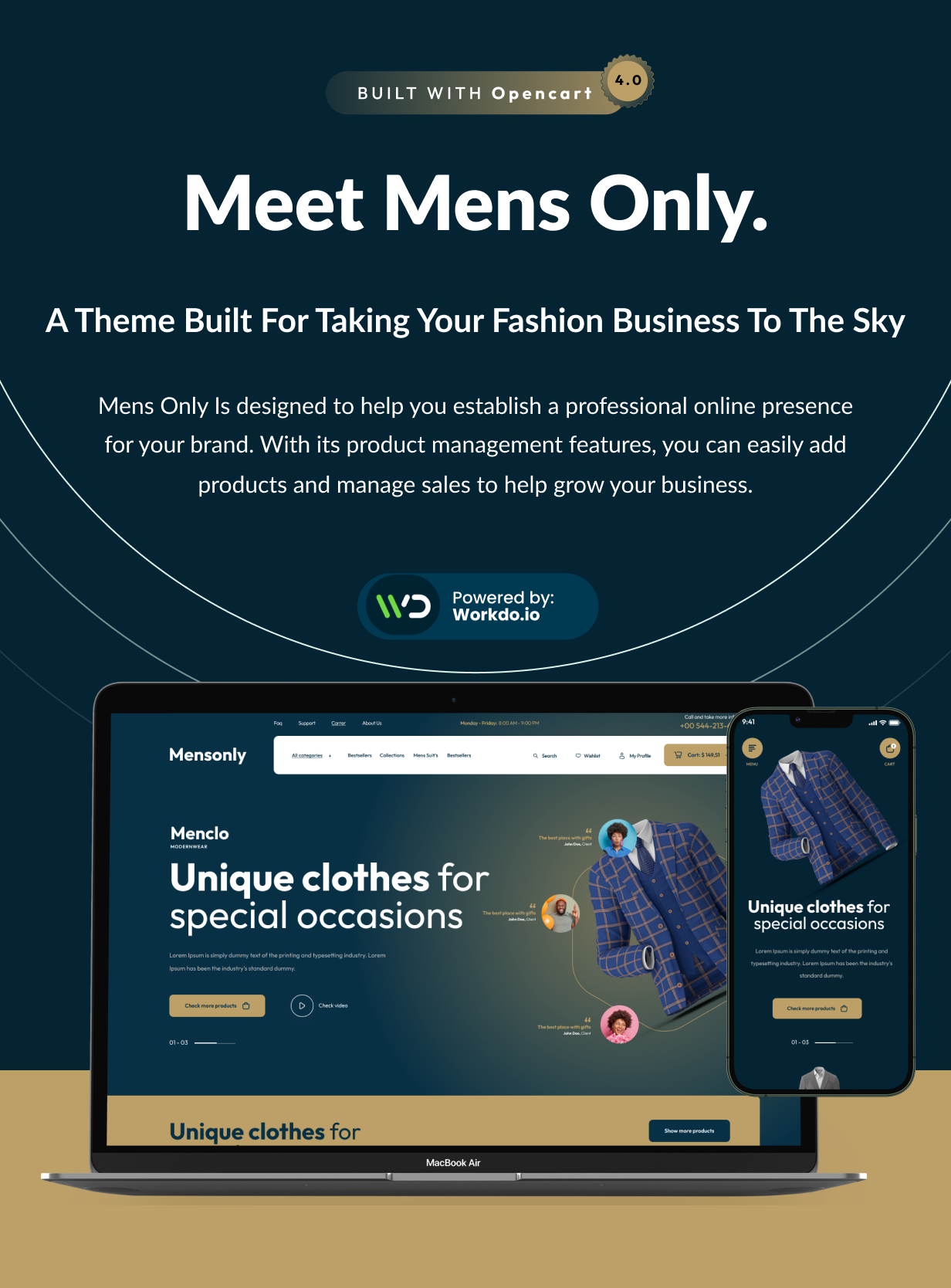 Mensonly - Opencart 4 Clothing Store Template - 4